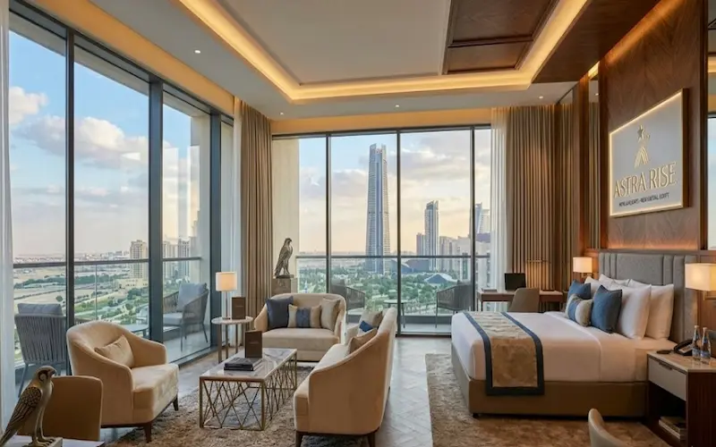 units view in astra rise project